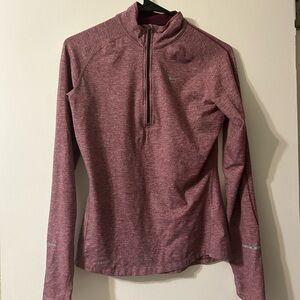 Nike Women's Maroon Long Sleeve Top